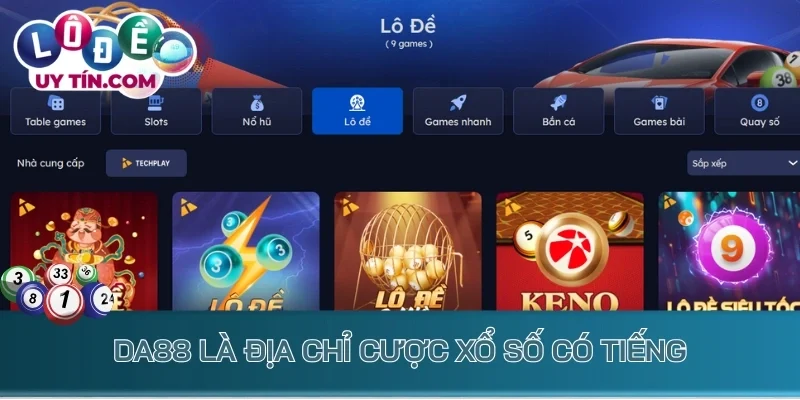 Lô Đề Da88 – Điểm Đến Số 1 Cho Những Tín Đồ Yêu Thích Xổ Số 2 Lô đề da88 là địa chỉ cược xổ số có tiếng