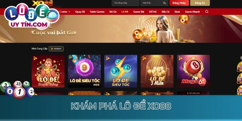 Lô Đề XO88 – Trải Nghiệm Lô Đề Mãn Nhãn, Làm Giàu Siêu Tốc 2 Khám phá lô đề XO88 - sảnh chơi đa dạng với nhiều hình thức đặt số