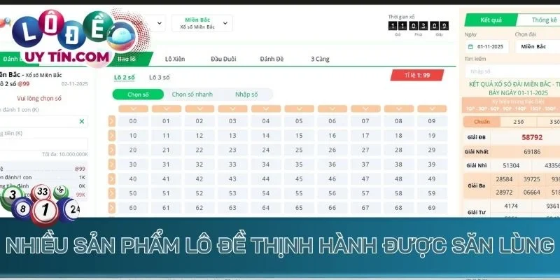 Lô Đề Vic88 - Nhà Cái Lô Đề Online Dẫn Đầu Xu Hướng Việt Nam 3 Nhiều sản phẩm lô đề thịnh hành được săn lùng