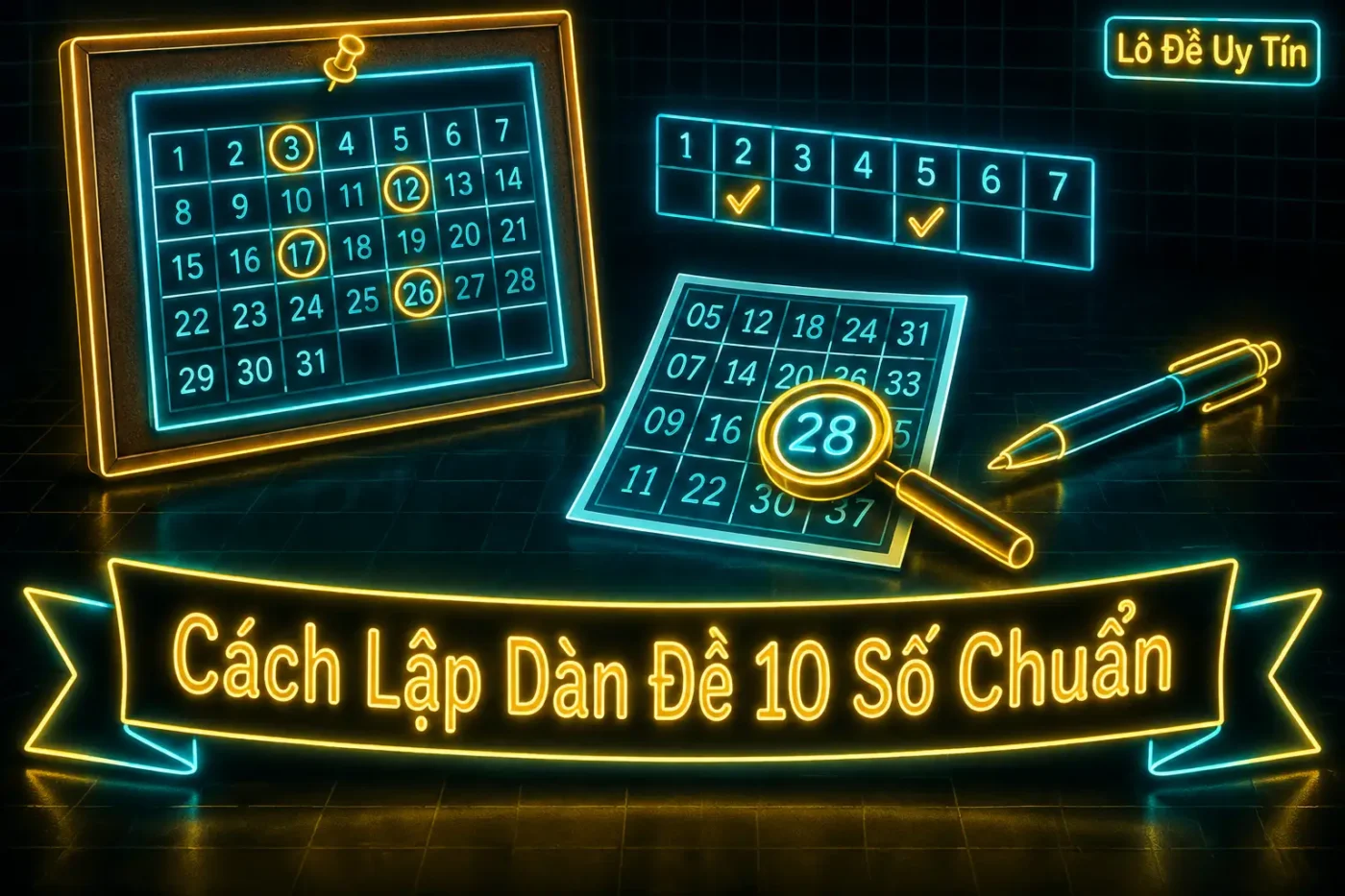 Dàn Đề 10 Số Lô Đề Uy Tín: Lập Dàn, Chia Vốn, Tránh Sai Lầm 3 Rất đơn giản thôi, bạn làm theo ba bước. Bước một - dàn đề 10 số