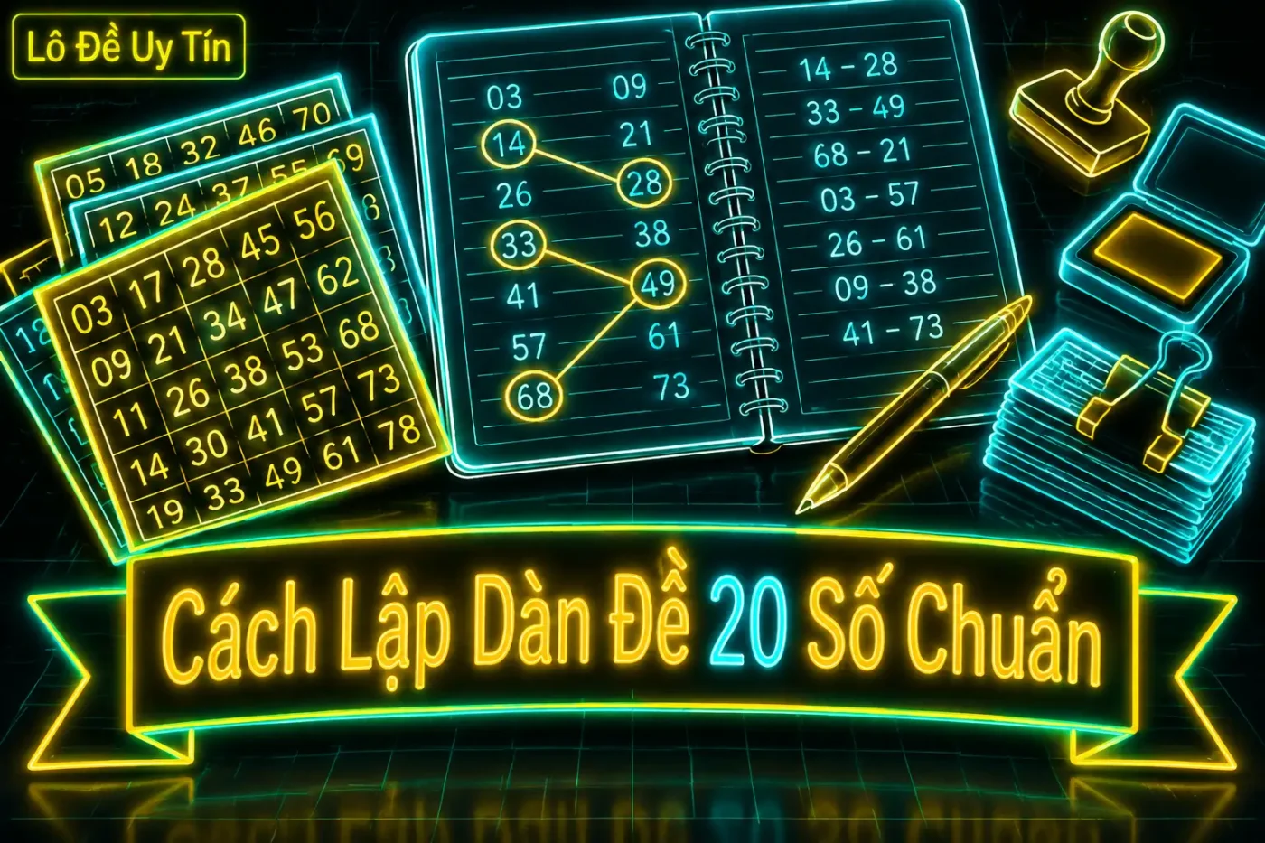 Cách làm đơn giản nhất là đi từ rộng đến hẹp - dàn đề 20 số