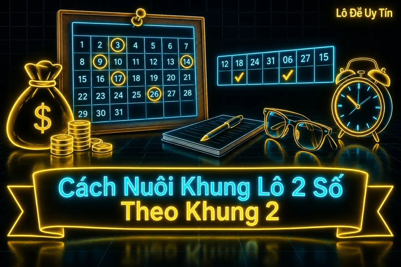 Khung Lô 2 Số Là Gì? Chọn Số, Vào Tiền, Biết Lúc Dừng 3 Nuôi khung nghĩa là giữ nguyên con số đã chọn xuyên suốt thời gian của khung - khung lô 2 số